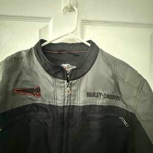 Harley-Davidson Men's Two-Tone Bomber Jacket